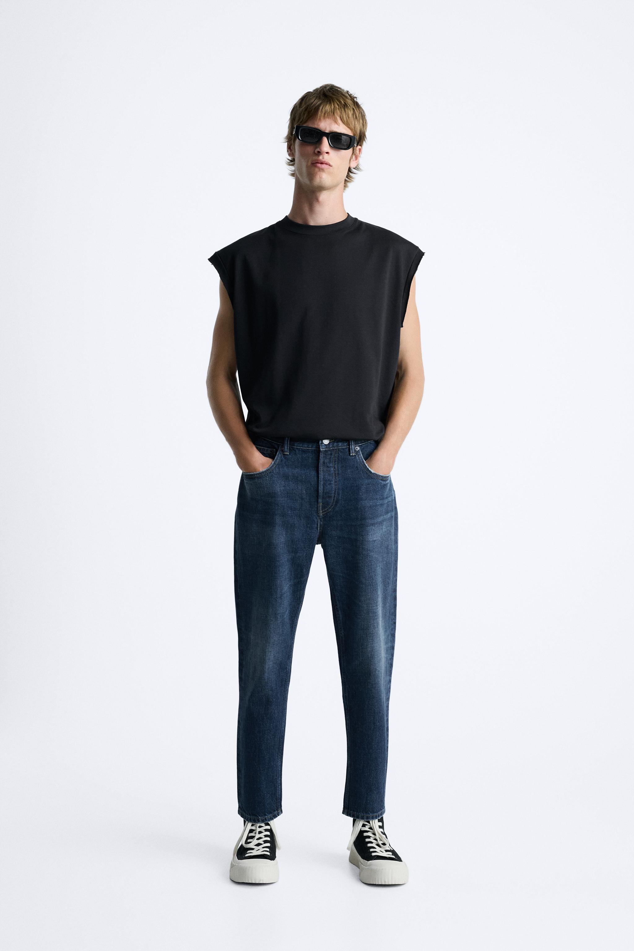 Jeans bleu zara sale