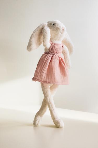Zara RABBIT PLUSH TOY - Oyster-white