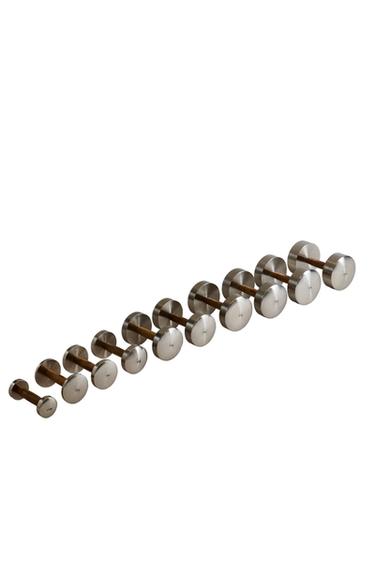 OAK WOOD AND STEEL DUMBBELL - P by Zara