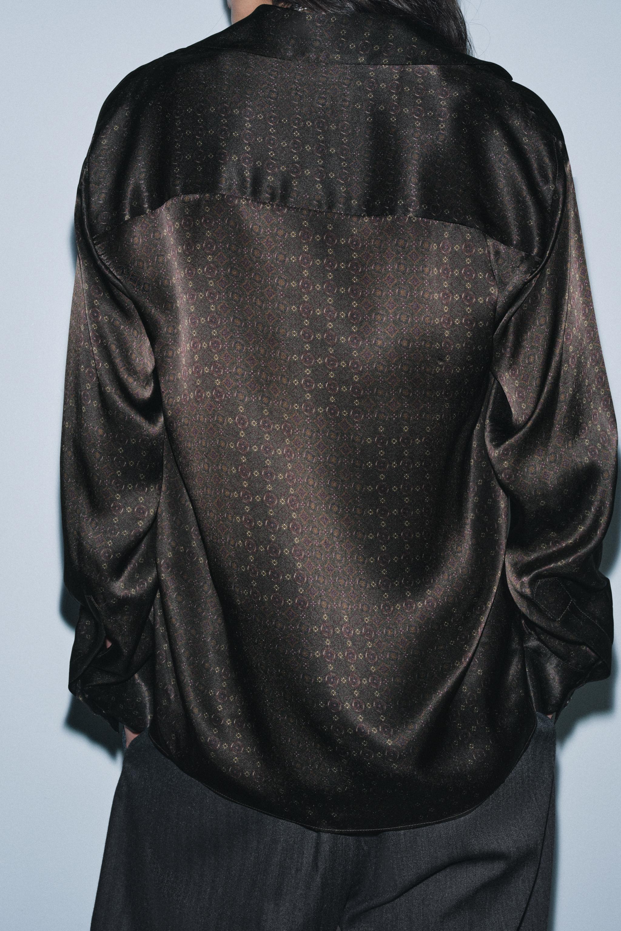 ZW COLLECTION SILK PAJAMA SHIRT