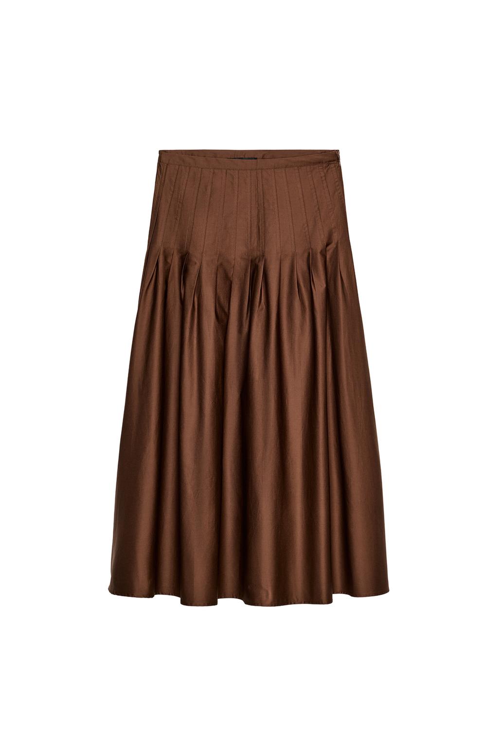 PLEATED MIDI SKIRT - image 3