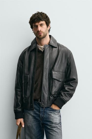 レザージャケット & コート | メンズ | ZARA 日本