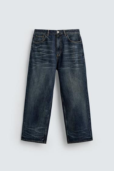 ДЖИНСЫ BAGGY FIT — СИНИЙ от Zara