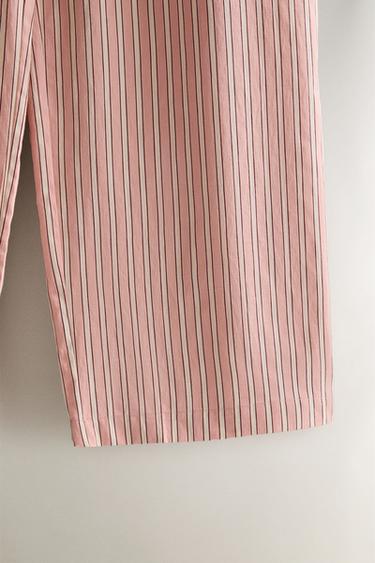 PANTALON RAYÉ - Rose de Zara - Image 2