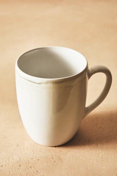 STONEWARE MUG - Ecru by Zara - Image 5