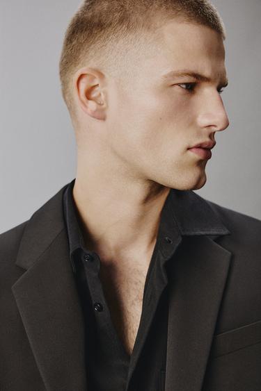 COMFORT SUIT BLAZER - Dark brown by Zara - Image 4