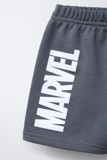 THE AVENGERS © MARVEL JOGGING T-SHIRT AND BERMUDA SHORTS SET - Anthracite grey by Zara - Image 5