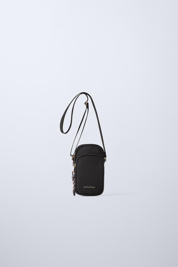 PORTA MÓVIL BÁSICO Negro ZARA Chile