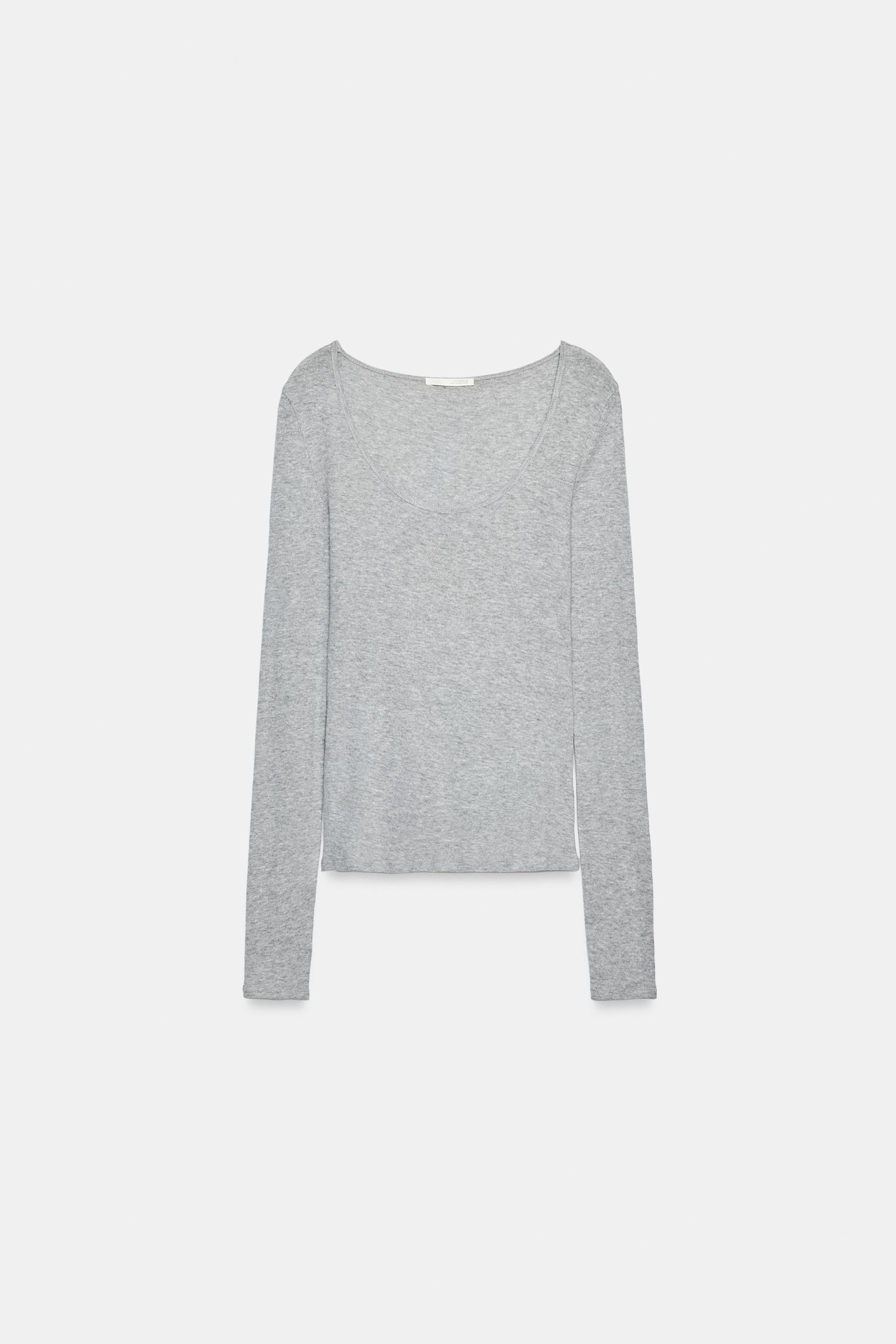 T-SHIRT DÉCOLLETÉ ARRONDI