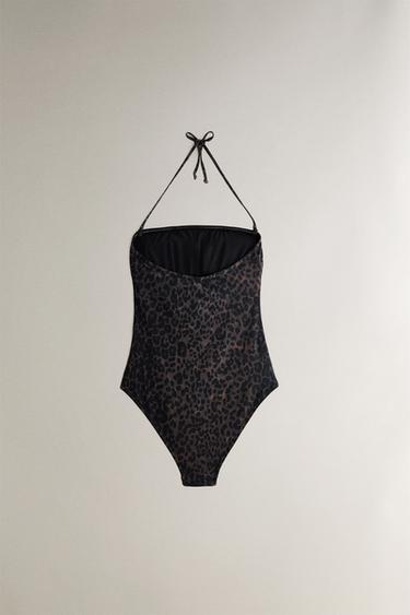 MAILLOT DE BAIN DE PLAGE IMPRIMÉ ANIMAL - Leopard de Zara - Image 4