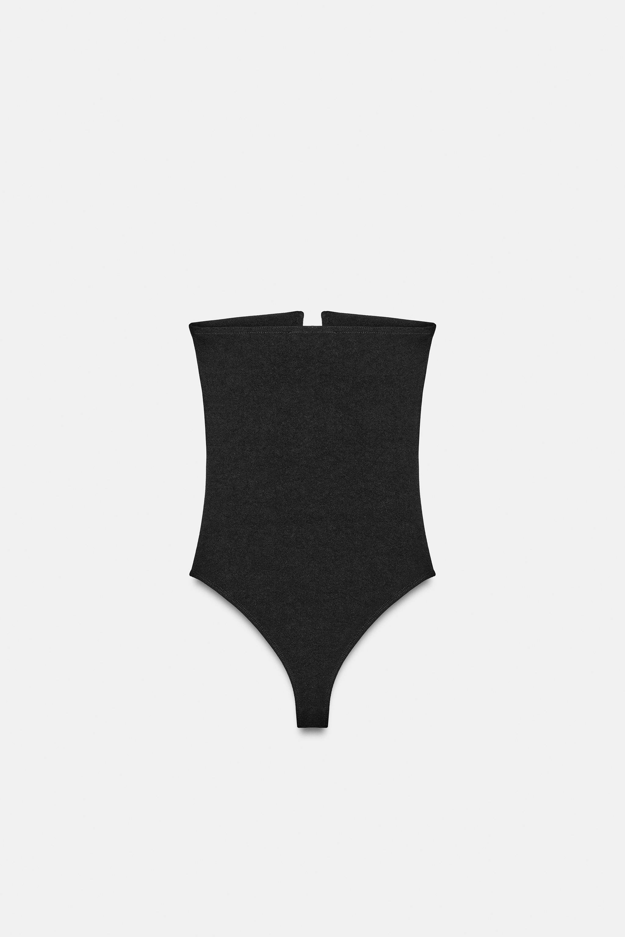 STRETCH BANDEAU BODYSUIT