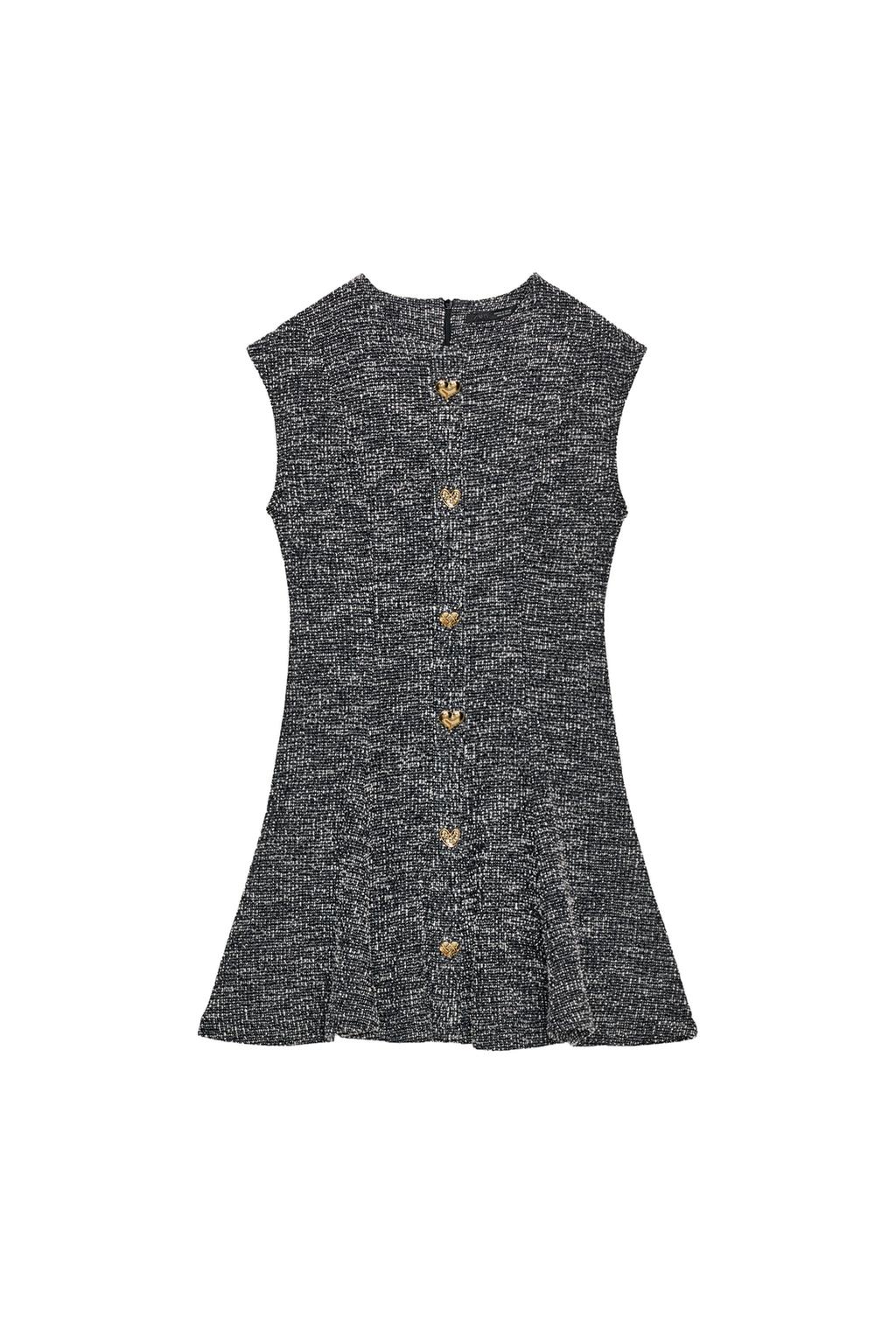 STRUCTURED SKATER DRESS - image 3