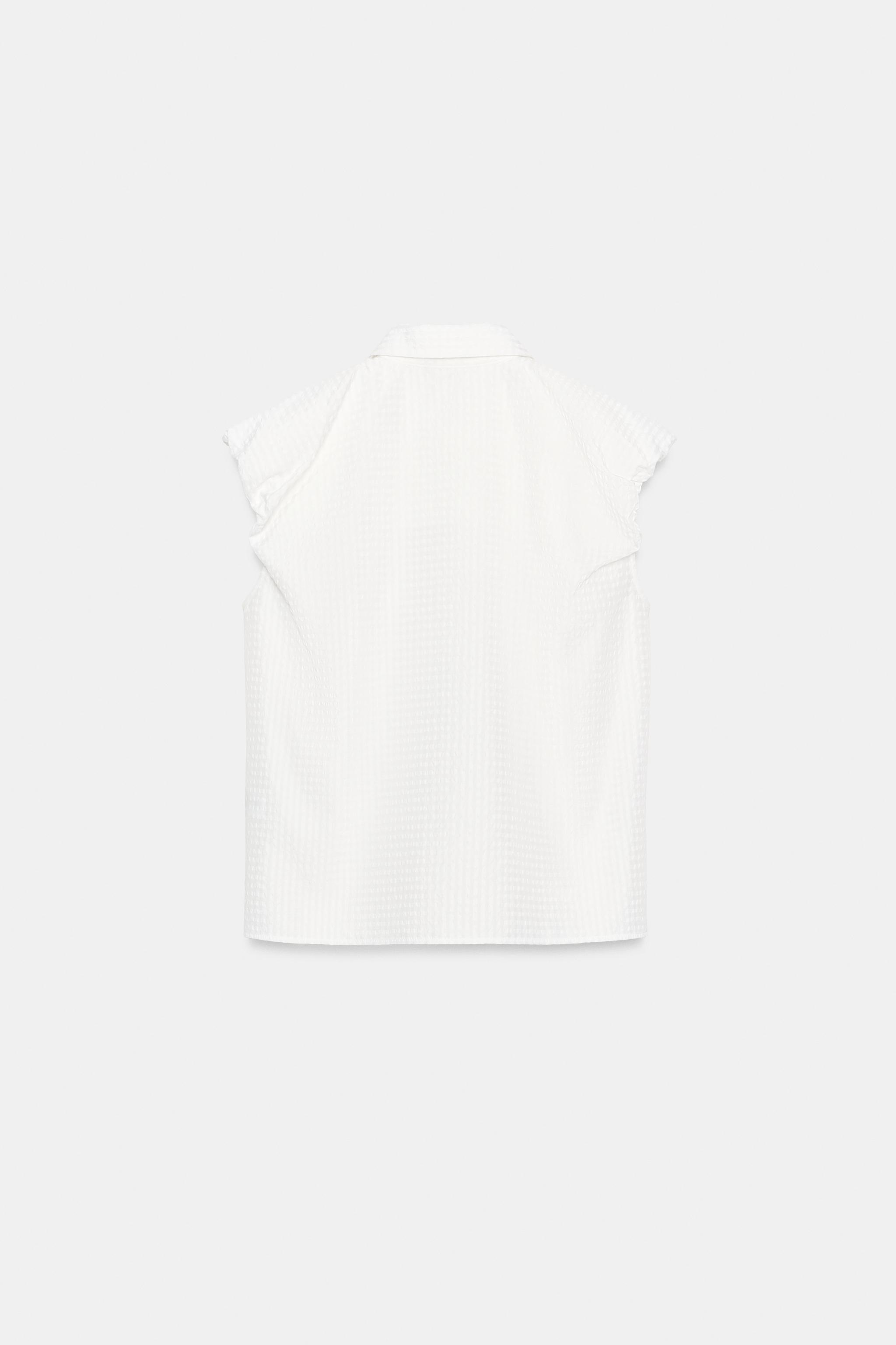 CHEMISE À MANCHES BOUFFANTES