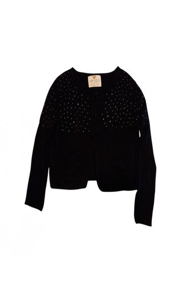 CHAQUETA PUNTO CON STRASS