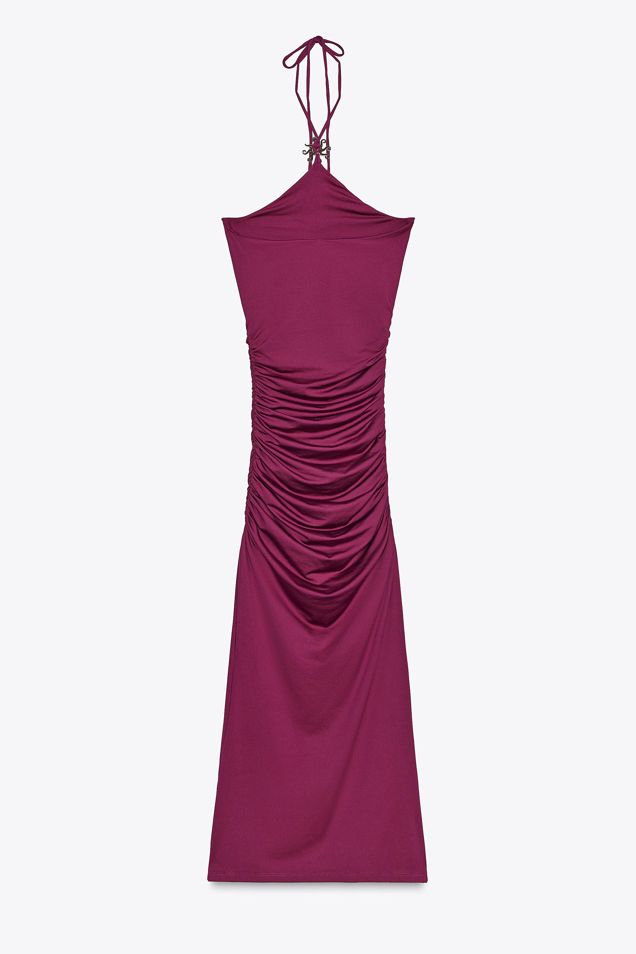 HALTER SUN POLYAMIDE DRESS