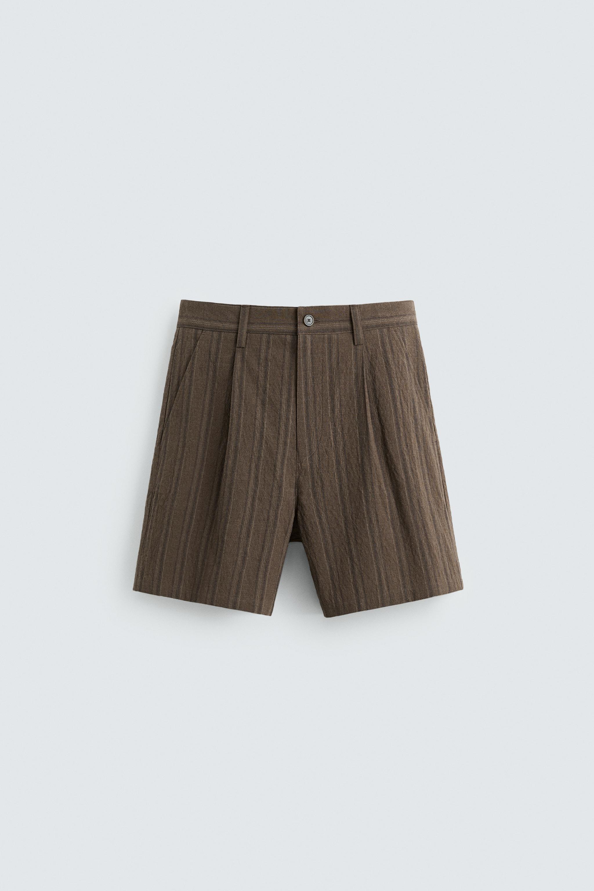 BERMUDA REGULAR FIT RAYURES