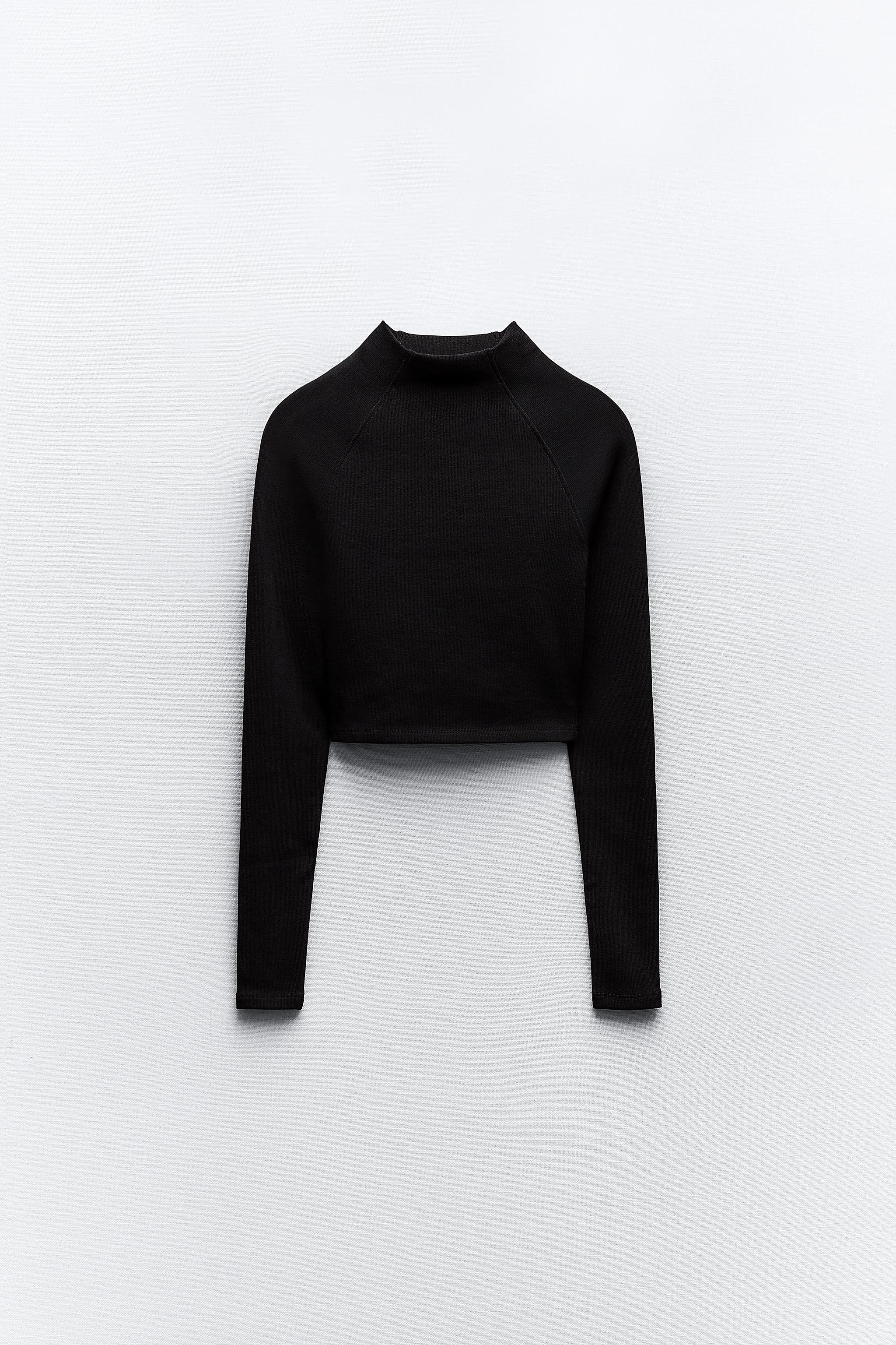 Zara long sale sleeve top