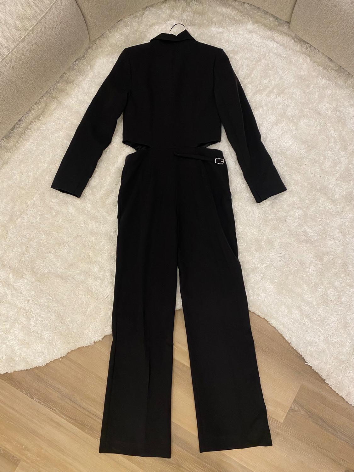 CUT OUT JUMPSUIT BLAZER WITH SIDE BUCKLES - Image 3