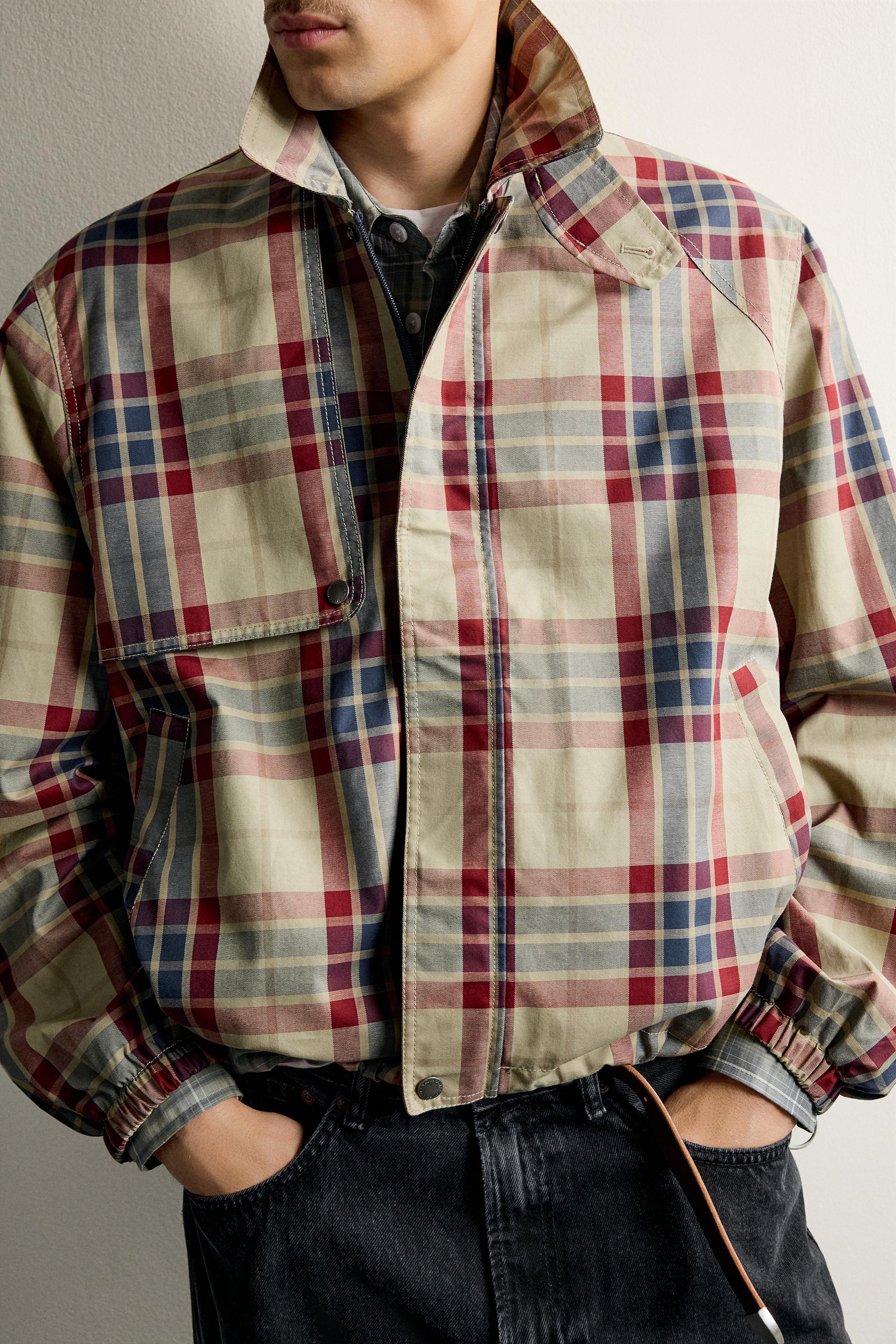 TRENCH CROPPED FIT CARREAUX