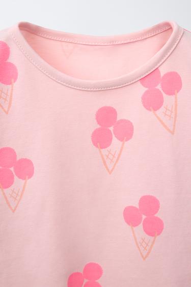 PRINTED T-SHIRT - Light pink by Zara - Image 2