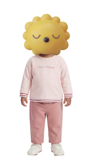 3-PACK OF T-SHIRTS WITH HEARTS AND EMBROIDERED SLOGAN - Pink by Zara