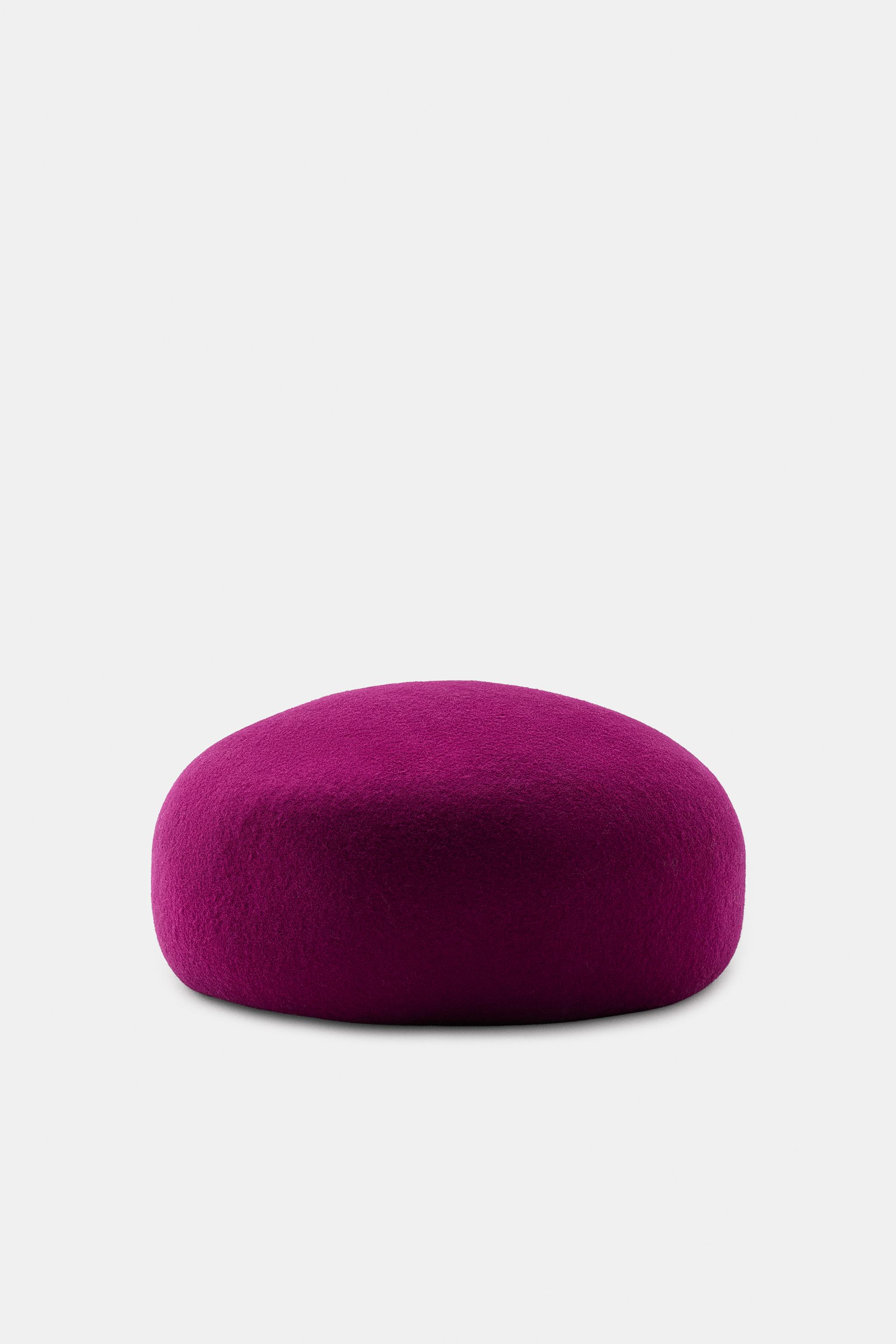 100% WOOL PLAIN CASQUETTE HAT