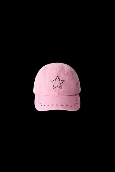 GORRA TACHAS ESTRELLA - Rosa de Zara