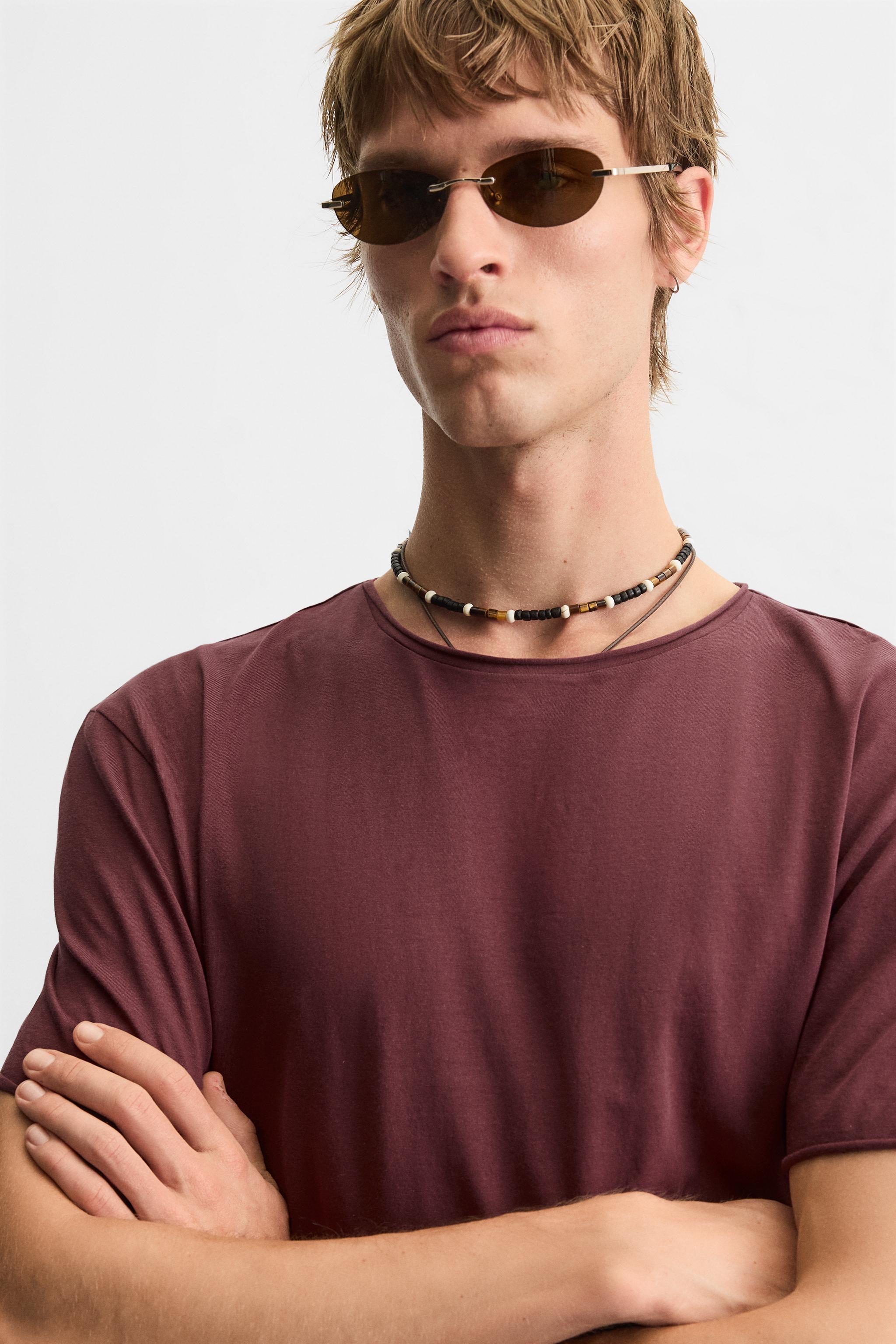 BASIC T-SHIRT WITH IRREGULAR HEM