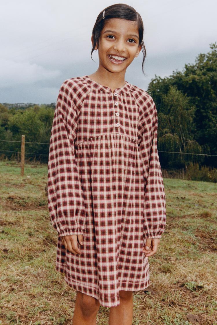 VESTIDO ESTAMPADO CUADROS