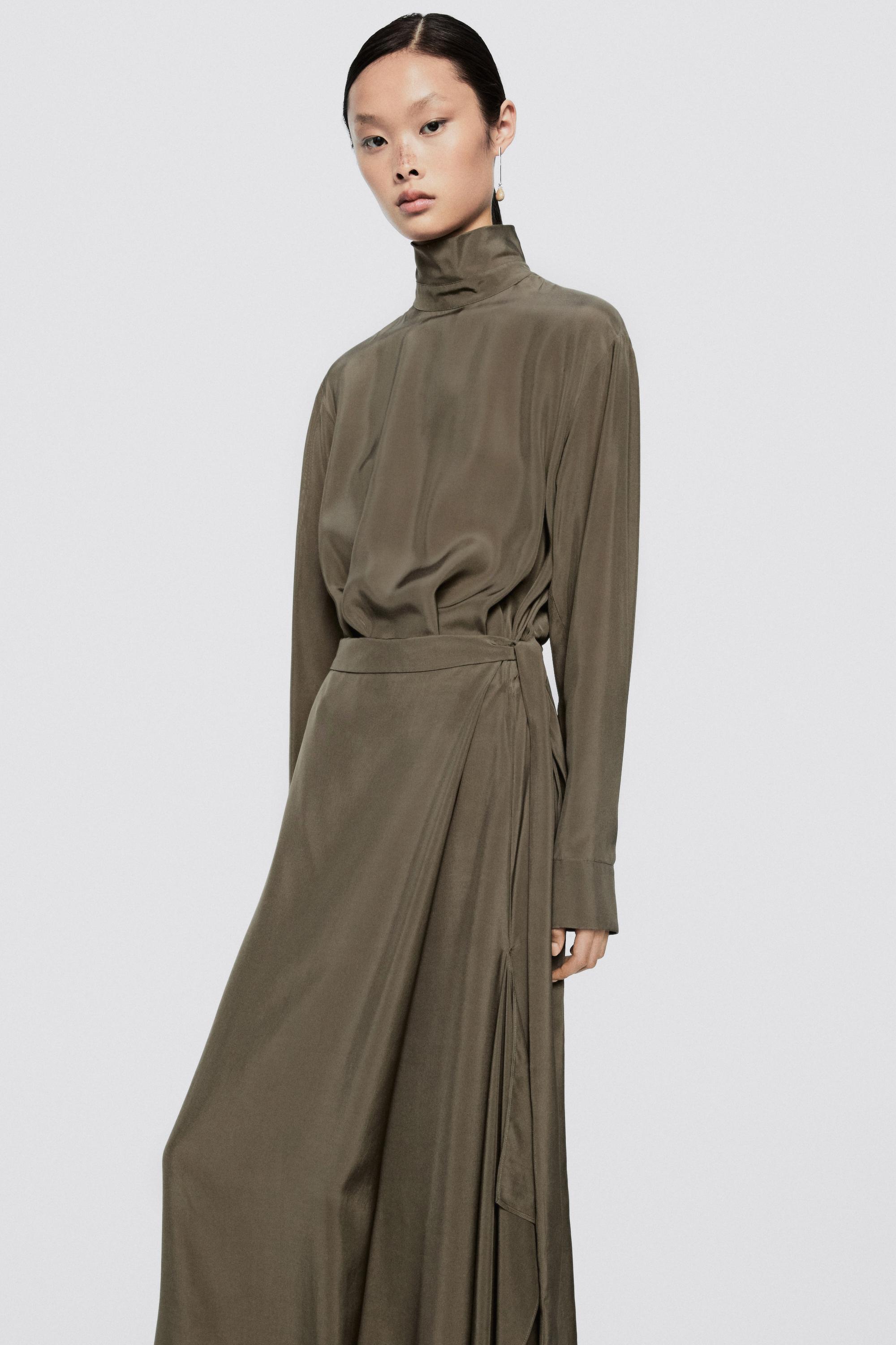 Flowing asymmetric midi dress - LIMITED EDITION