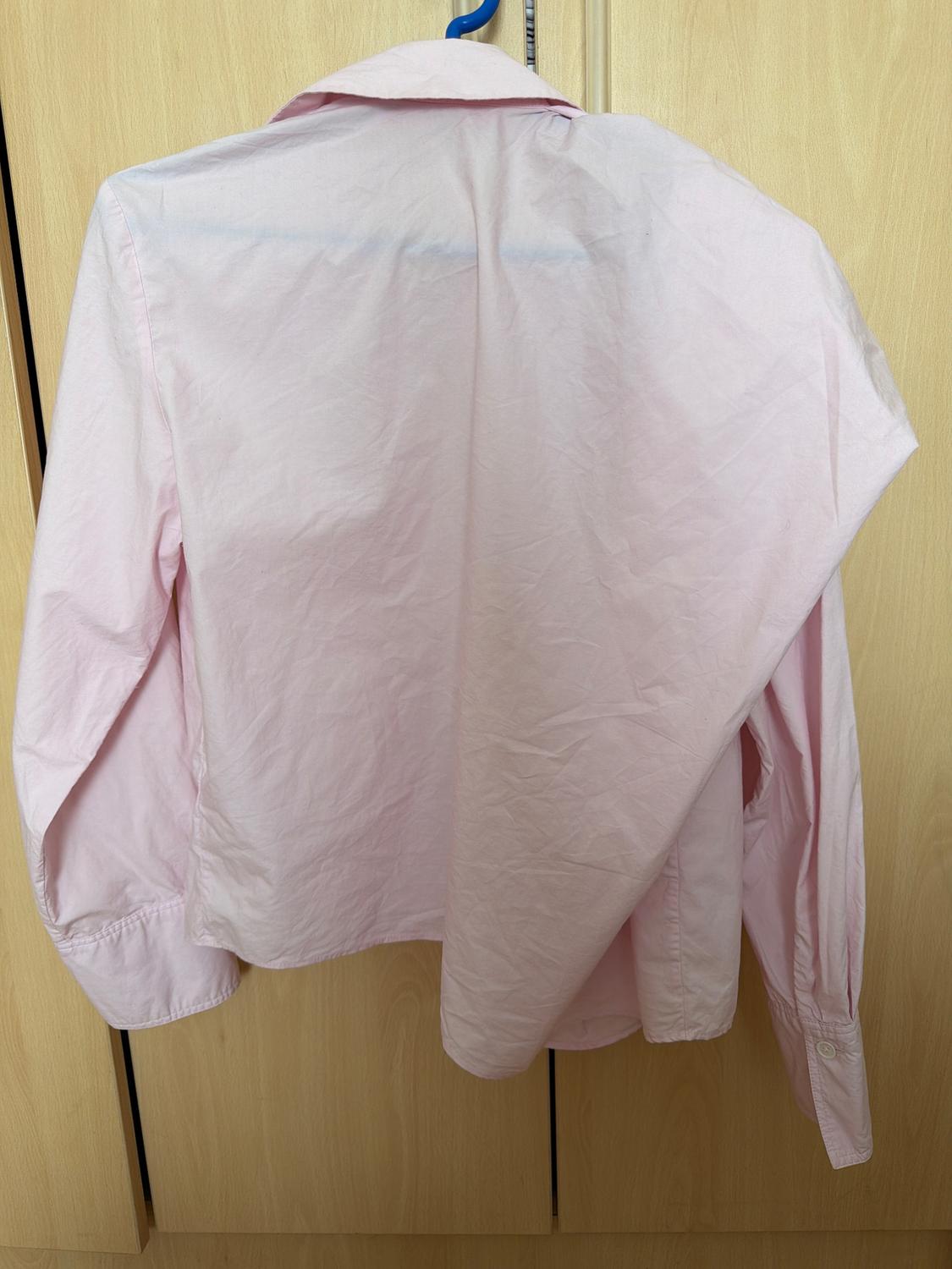 ZW COLLECTION POPLIN SHIRT WITH VOLUME SHOULDER - Image 2