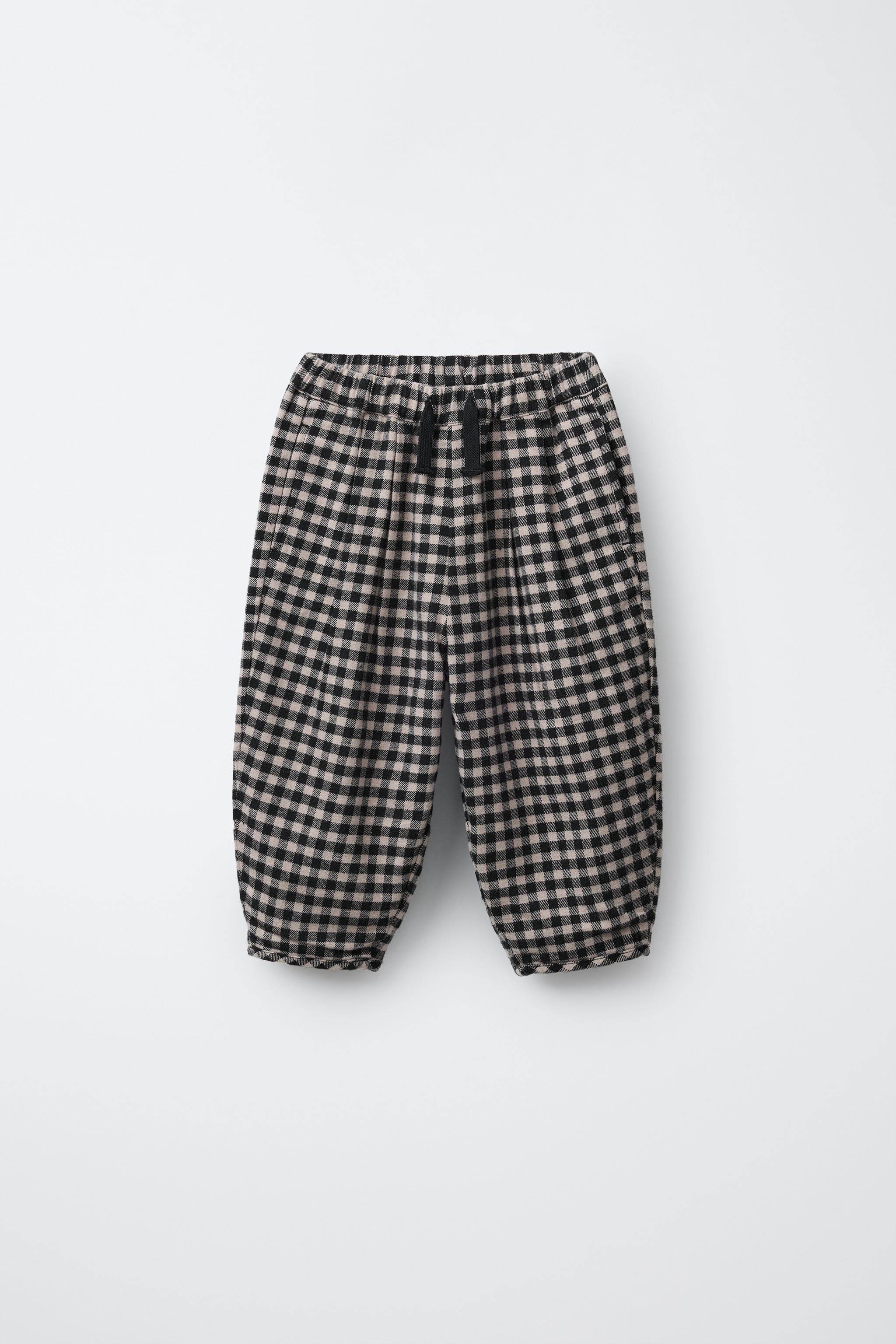 BAGGY GINGHAM PANTS