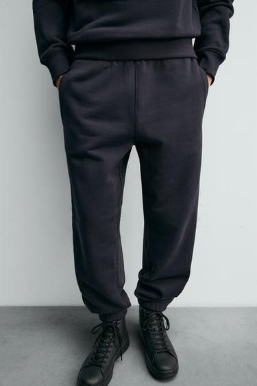 REGULAR FIT WELT JOGGERS - Dark navy by Zara - Image 5