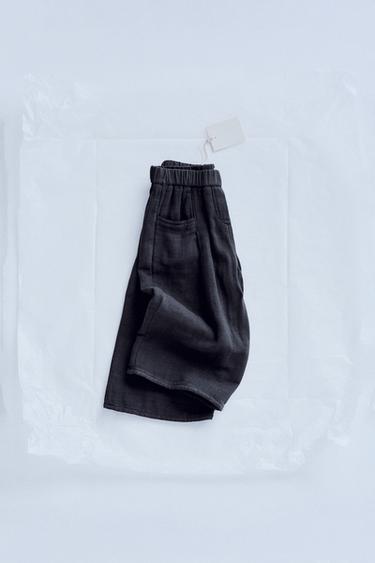 BAGGY-HOSE MIT BUNDFALTEN - Blau verwaschen von Zara - Bild 0