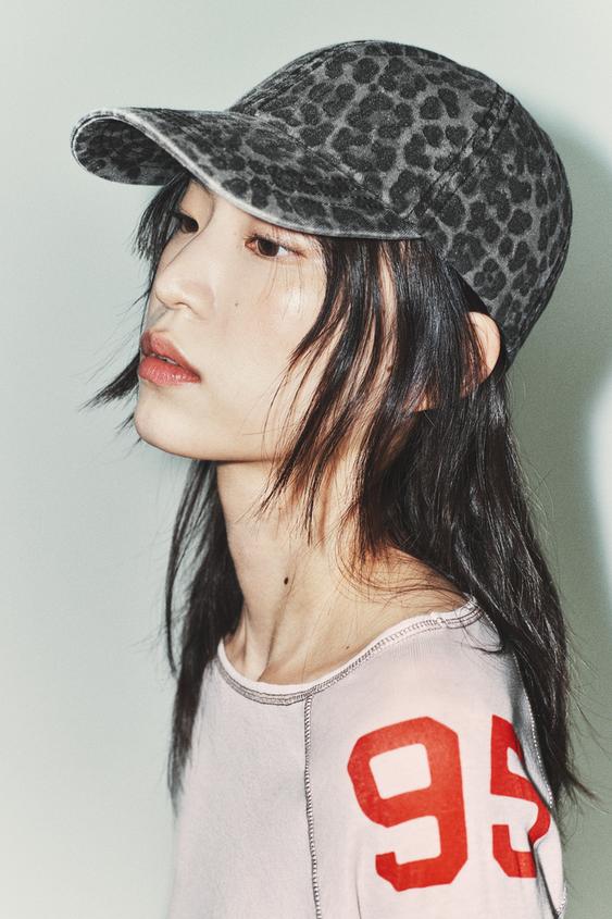 ANIMAL PRINT TWILL CAP