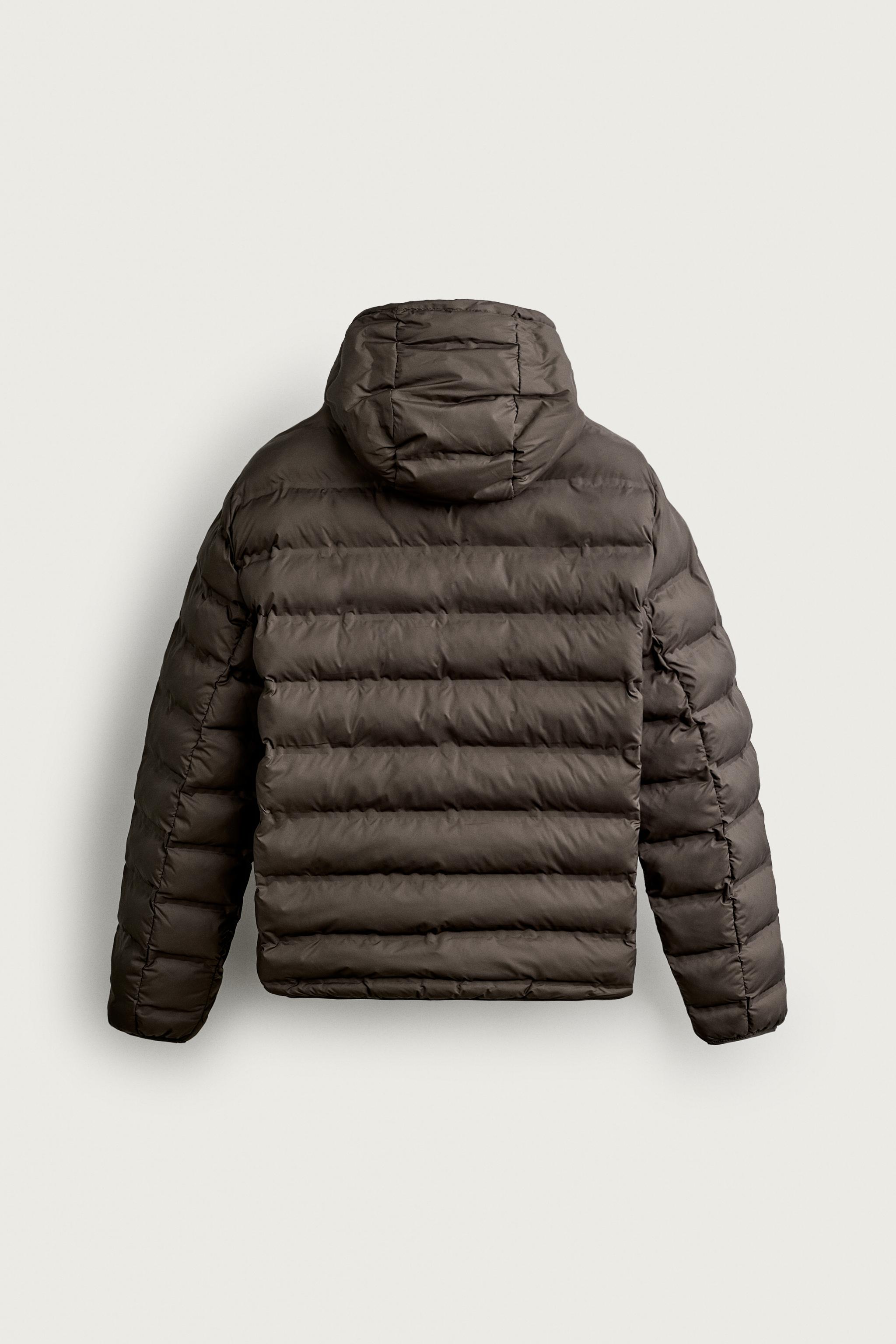WATER-REPELLENT LIGHTWEIGHT QUILTED JACKET — Mink brown