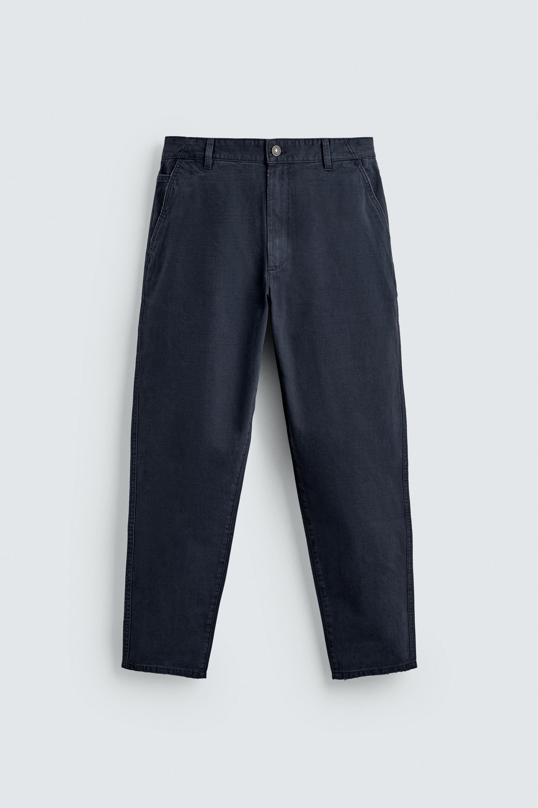 PANTALON CARROT FIT DÉLAVÉ
