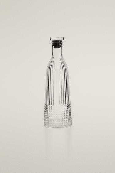 GLASFLASCHE MIT RELIEF - Transparent von Zara - Bild 0