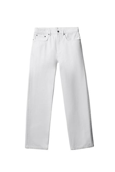 SLIM FIT JEANS - Oyster-white by Zara