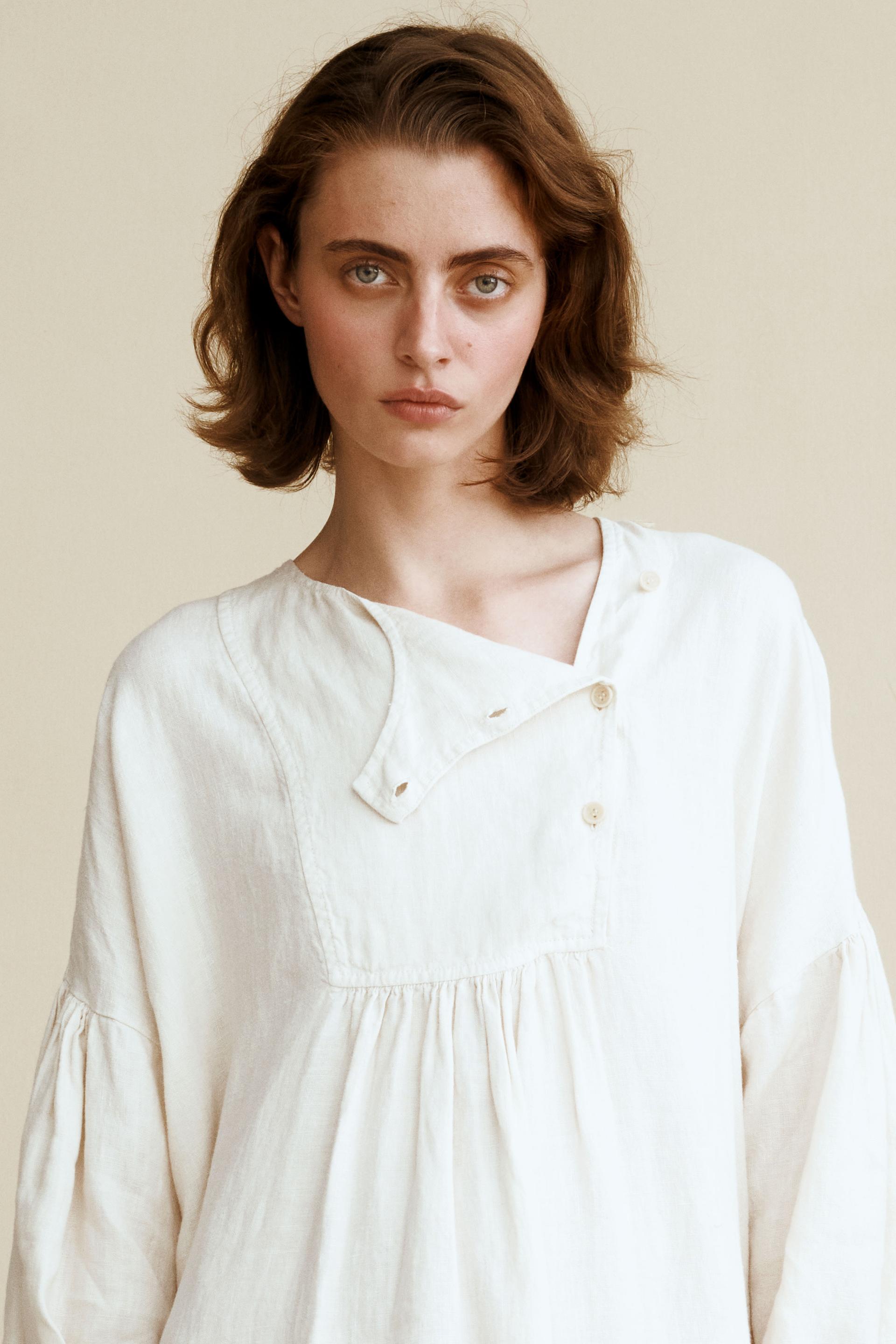 100% LINEN DRESS CREATED BY CARAMEL LONDON X ZARA thumbnail 2