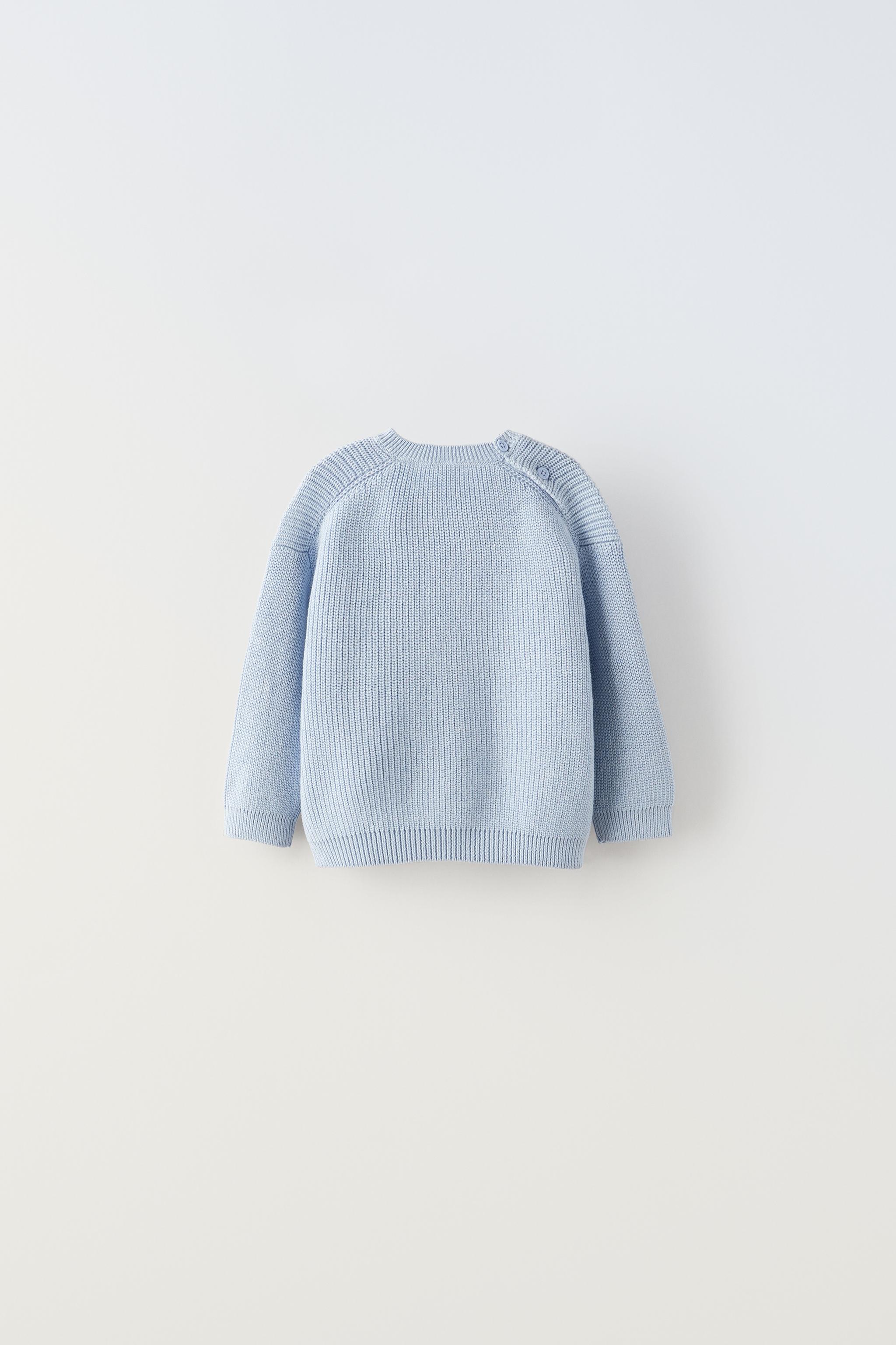 KNIT SWEATER - Light blue | ZARA United States