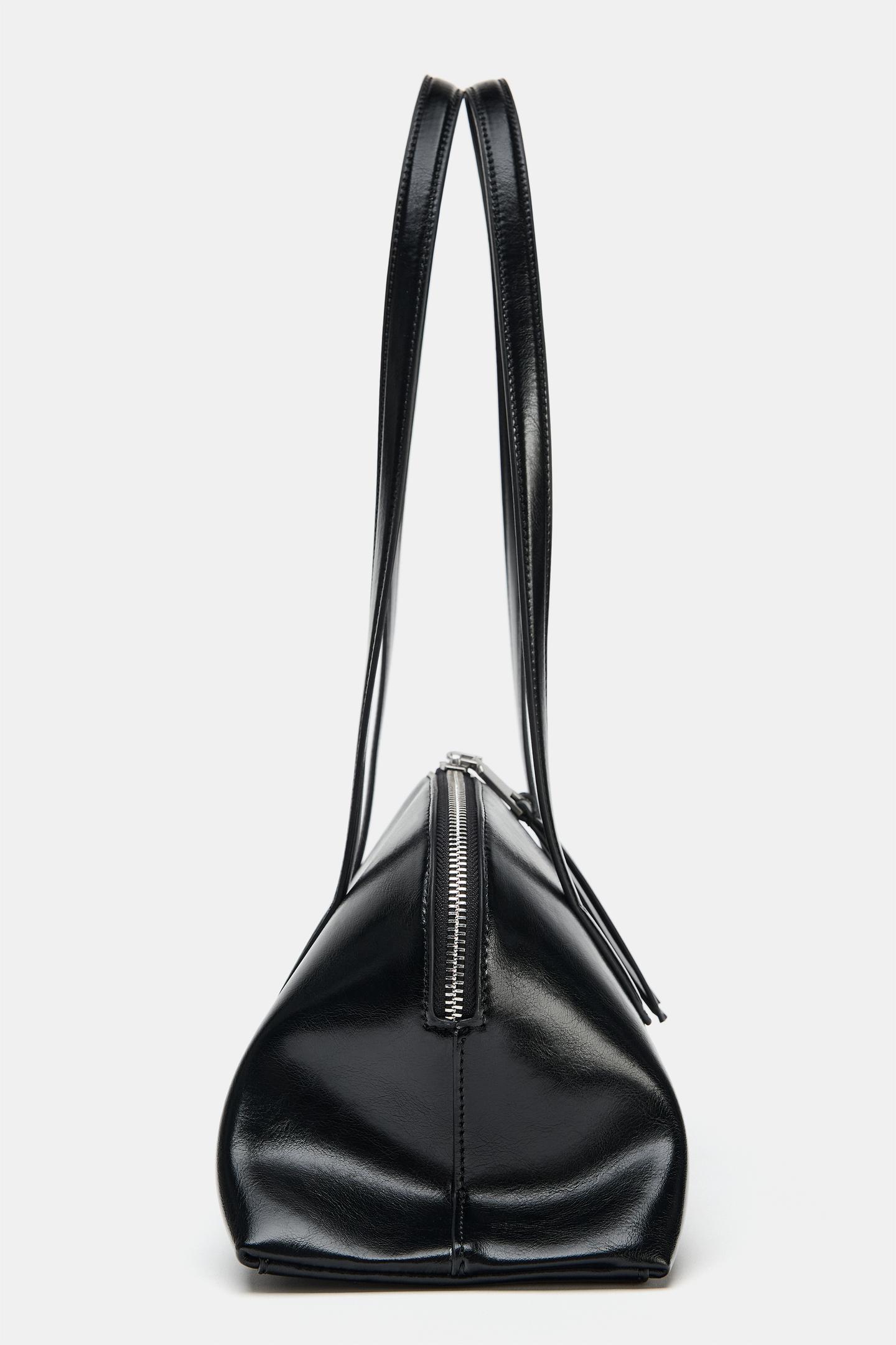 Женская сумка Zara Shoulder, цвет: Чёрный — фото 4