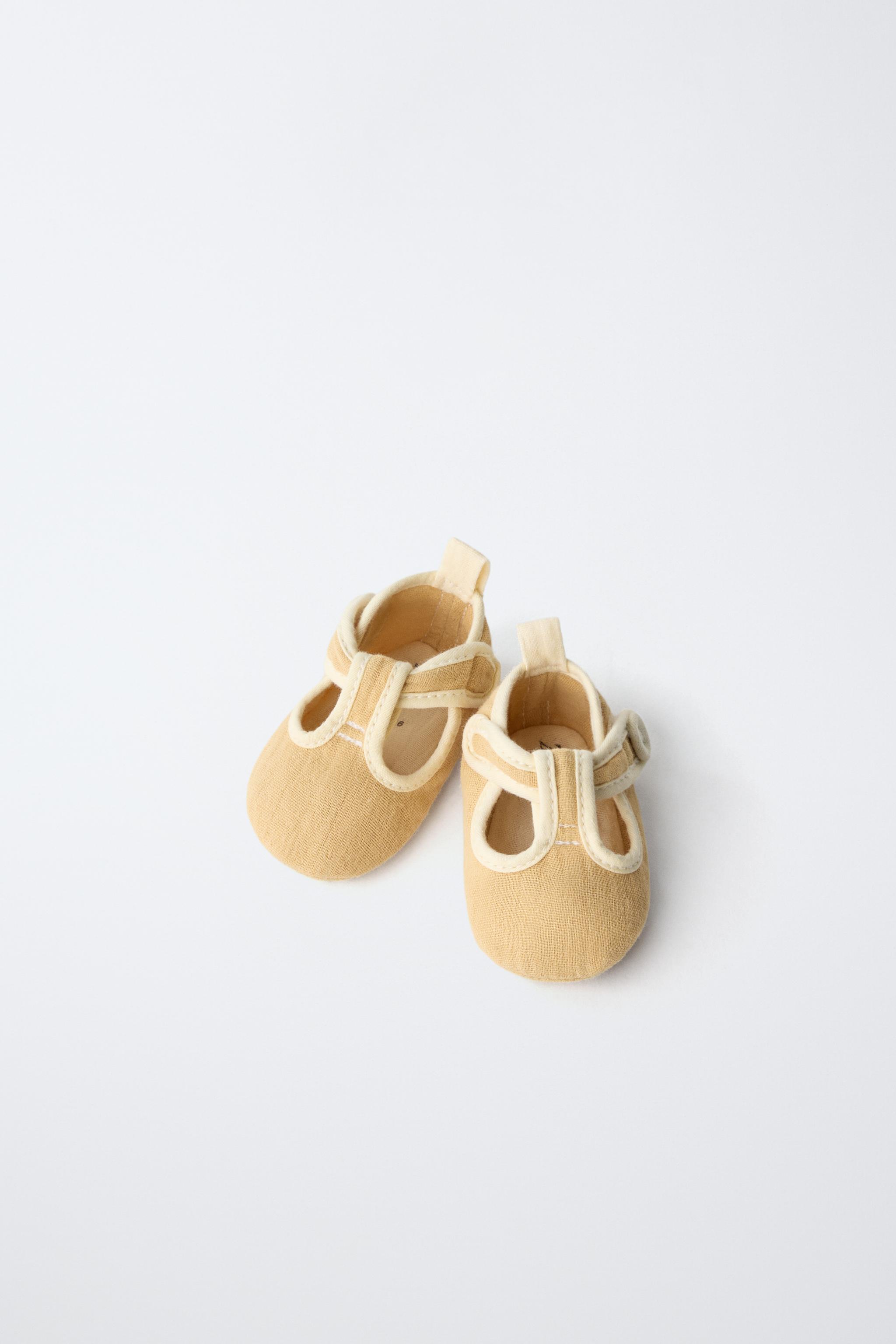 CHAUSSONS SANDALES EN COTON