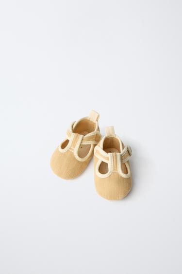 COTTON SANDAL-STYLE BOOTIES - Multicoloured by Zara - Image 7