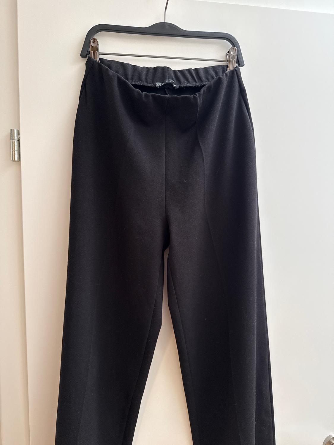 WIDE-LEG CREPE TROUSERS - Image 2