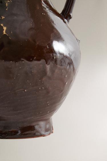 BROWN CERAMIC VASE - Brown by Zara - Image 3