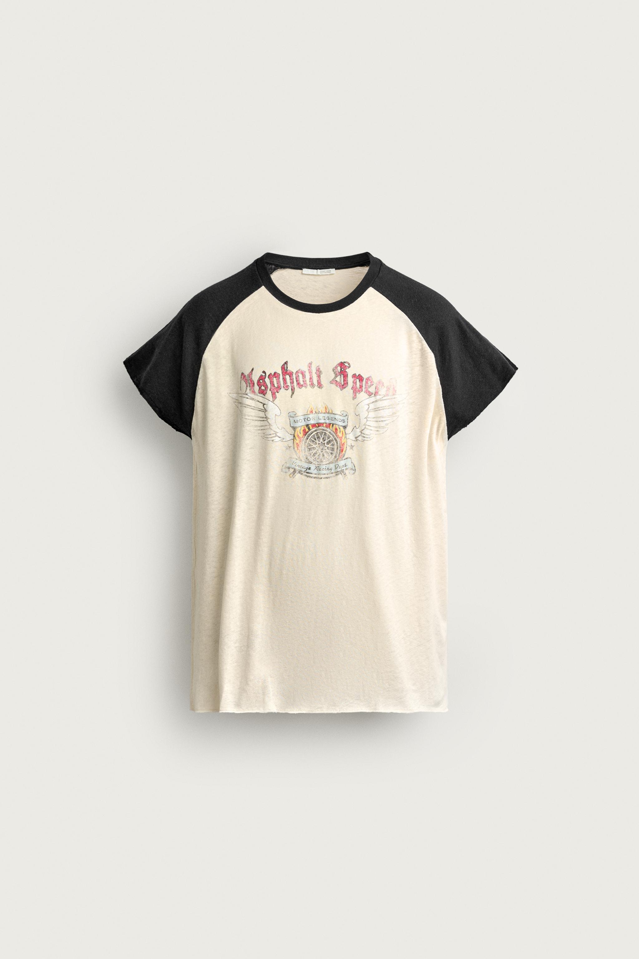 RAGLAN GRAPHIC T-SHIRT