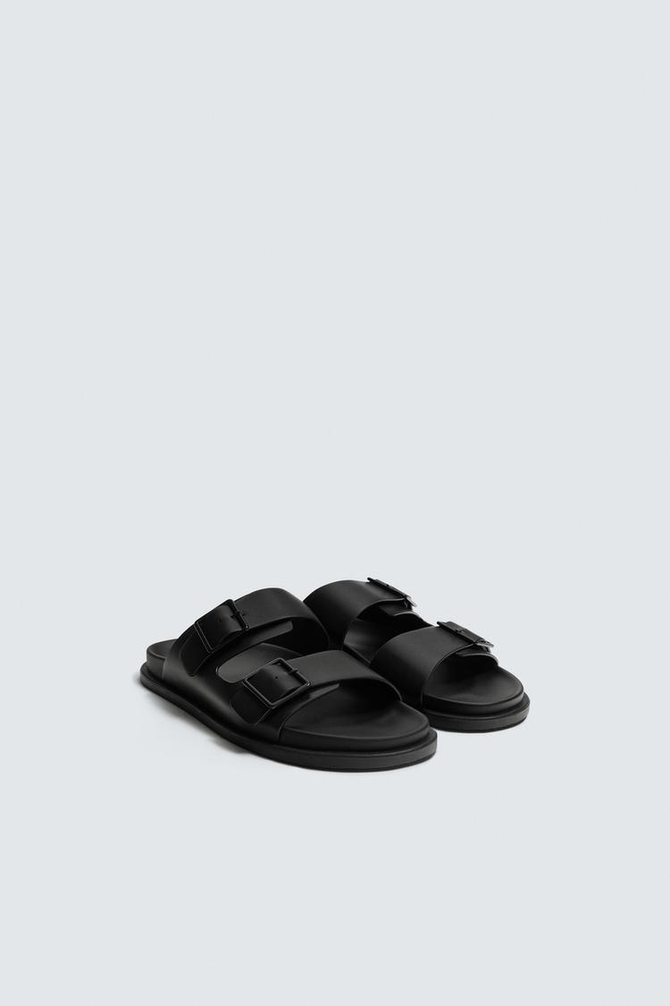 ZARA DOUBLE-STRAP SANDALS
