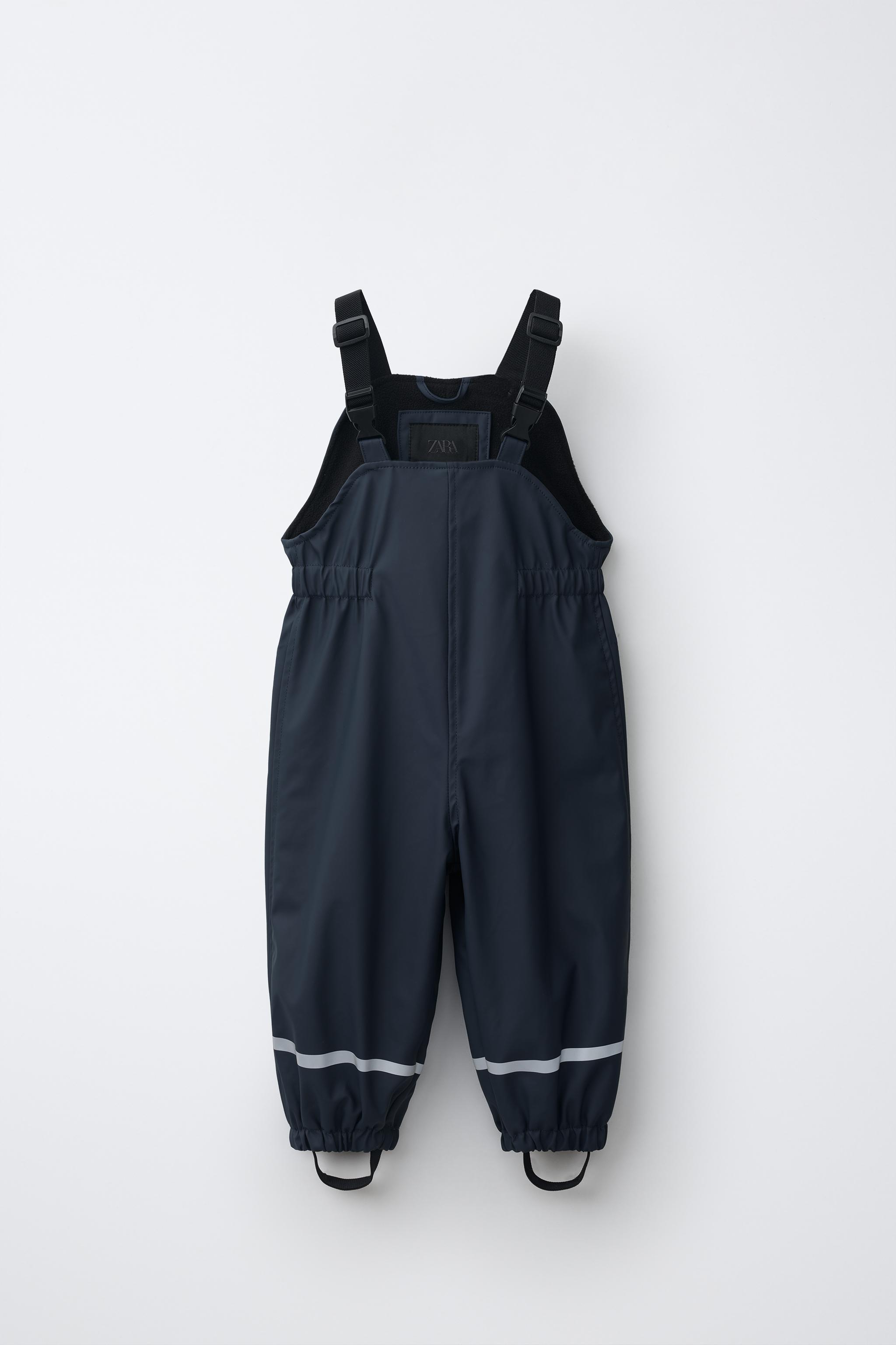 耐水加工ラバーフィニッシュオーバーオール - ネイビーブルー | ZARA