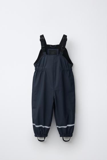 WATER-RESISTANT RUBBERISED JUMPSUIT - Navy blue by Zara